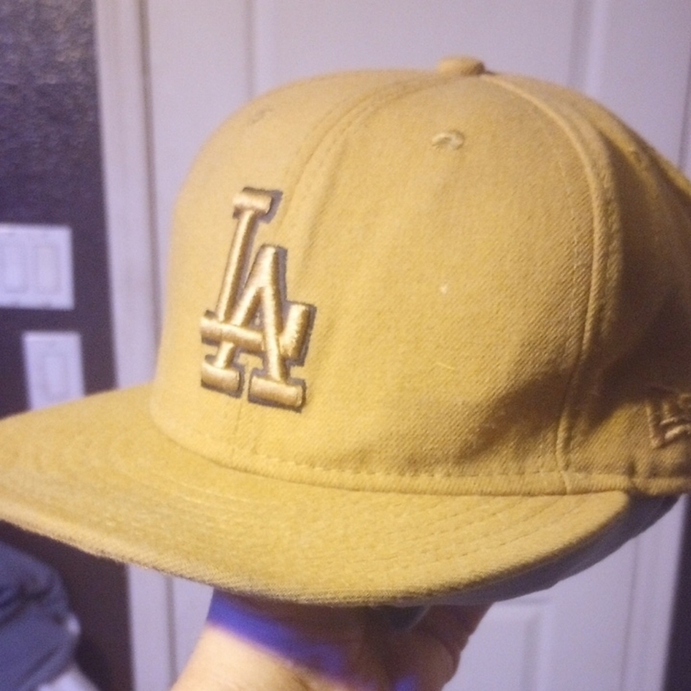 New Era Tan LA Logo Cap